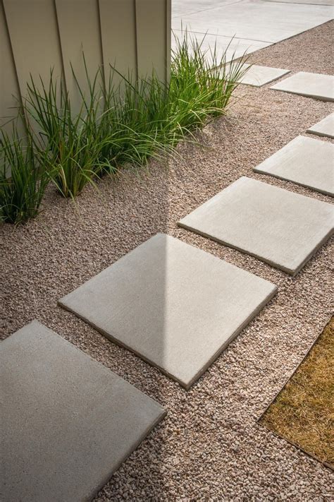 Luxury Garden Paths Cheap Concrete Pavers Concrete pavers in a gravel path lead the way to th ...