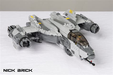 YSS-1000 Sabre - Halo: Reach | Lego frame, Lego creative, Lego military