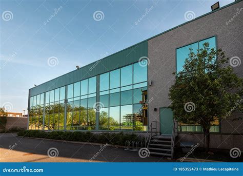 Small Business Building Exterior Stock Image - Image of brick, brown ...