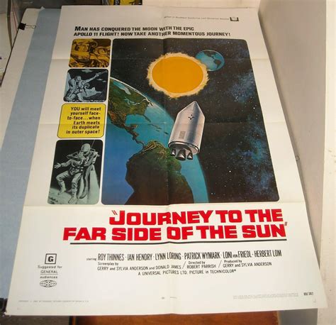 1969 A JOURNEY TO THE FAR SIDE of the SUN 1 SHEET MOVIE POSTER LYNN ...