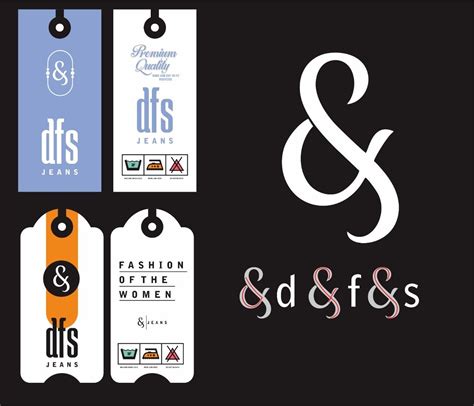 Hangtag DFS (LOGO DFS) | Hang tag design, Tag design, Hang tags