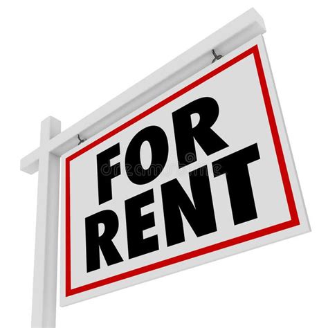 For Rent Real Estate Home Rental House Sign. The words For Rent on a house or ap , #affiliate, # ...