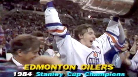 Edmonton Oilers and Wayne Gretzky First Stanley Cup Win May 19, 1984 ...