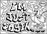 Graffiti Coloring Pages  100 Pictures Free Printable sketch template
