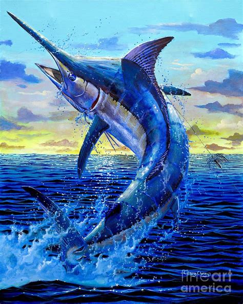 Grander Off007 by Carey Chen | Fish art, Fish painting, Ocean art