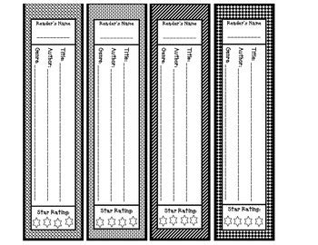 Free Printable Book Spine Template - PRINTABLE TEMPLATES