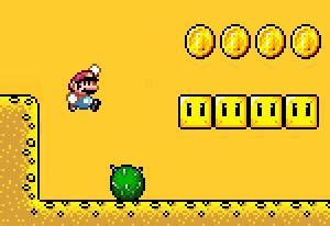 SUPER MARIO WORLD FLASH 2 gioco online gratis su Minigiochi.com