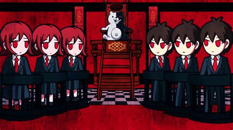 Safebooru - animated animated gif dangan ronpa monokuma multiple boys multiple girls school ...