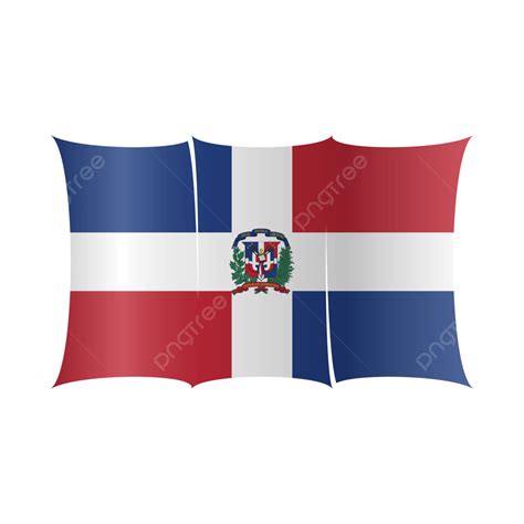 Dominican Republic Flag Vector, Dominican, Republic, Flag PNG and Vector with Transparent ...