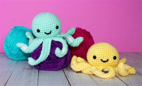 Free Crochet Pattern for Mini Octopus - thefriendlyredfox.com