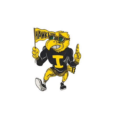 No. 1 Herky | Iowa hawkeyes, College logo, Hawkeyes