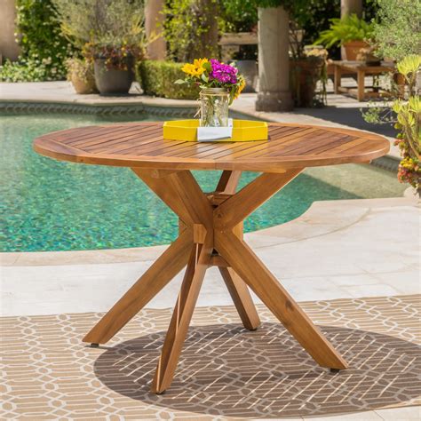 Cheap Round Wood Outdoor Table, find Round Wood Outdoor Table deals on ...