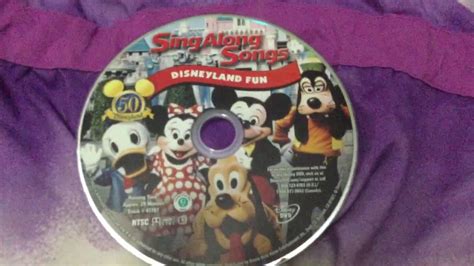 Sing Along Songs Disneyland Fun Dvd