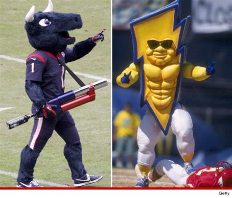 Monday Night Football -- Texans vs. Chargers Mascot ... Who'd Win in a ...