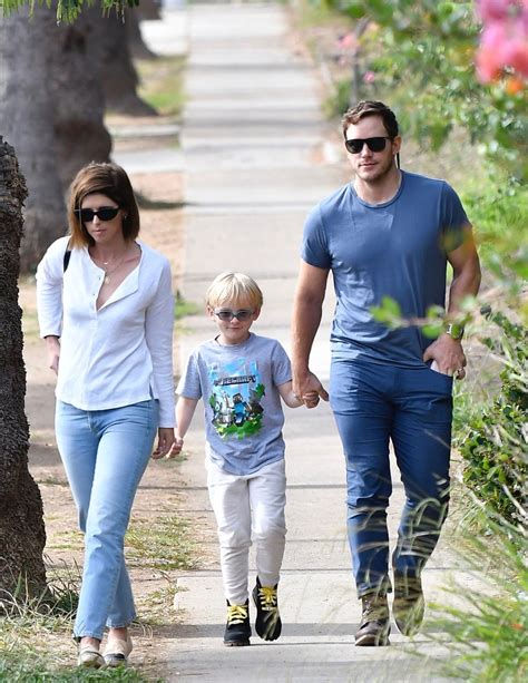 Chris Pratt Goes on a Sunday Stroll With Katherine and His Son Jack