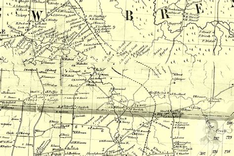 Vintage Lewis County Map 1857 Old Map of Lewis County New | Etsy