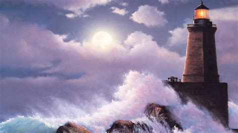 Desktop Wallpaper Lighthouse Storm - WallpaperSafari