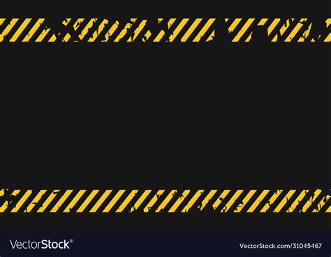 Empty background police tape in flat Royalty Free Vector