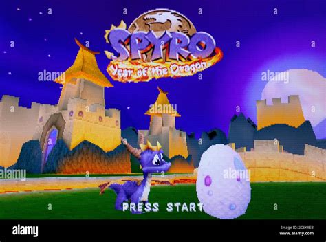 Spyro Year of the Dragon - Sony Playstation 1 PS1 PSX - Editorial use ...