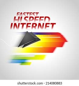 Fastest High Speed Internet Illustration Stock Vector (Royalty Free ...