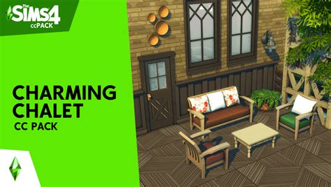 The Sims 4 Charming Chalet CC Pack - MiCat Game