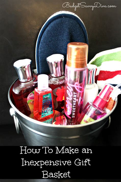 How to Make an Inexpensive Gift Basket | Budget Savvy Diva