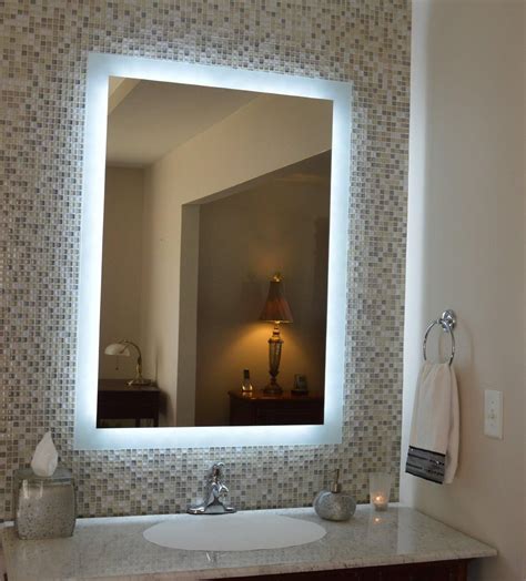 20 Inspirations Bathroom Wall Mirrors With Lights