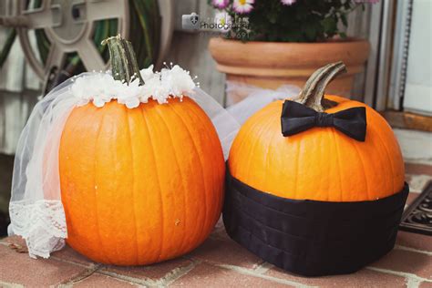 25 bride and groom pumpkins | Fall wedding shower, Halloween bridal showers, Fall bridal shower