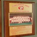 1990 World Series Champions plaque: Cincinnati Reds in Indianapolis, IN ...