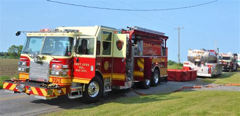 Quick Response to a Barn Fire - East Avon Fire Department