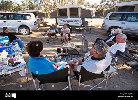 Camping holiday, outback Australia Stock Photo - Alamy