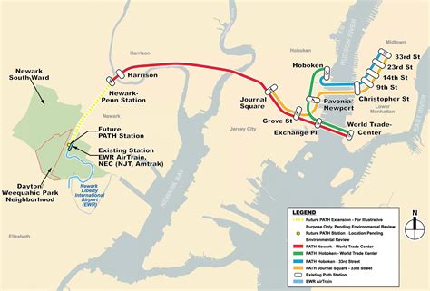 Proposal Extends PATH Train From NYC World Trade Center to Newark Liberty International Airport ...