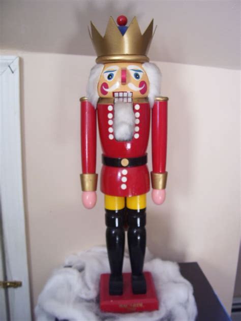 Large Rare Christmas Antique Wooden Nutcracker by Christmasnotions