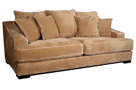 Cooper Microfiber Sofa (Cooper Collection) in Living Room at Gardner ...