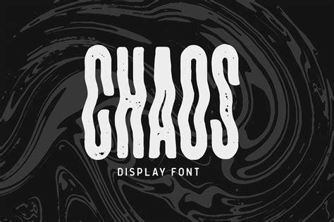 CHAOS Display Font | Fonts ~ Creative Market