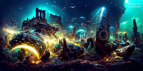 Underwater Ruins Of Atlantis by Puppy2You on DeviantArt