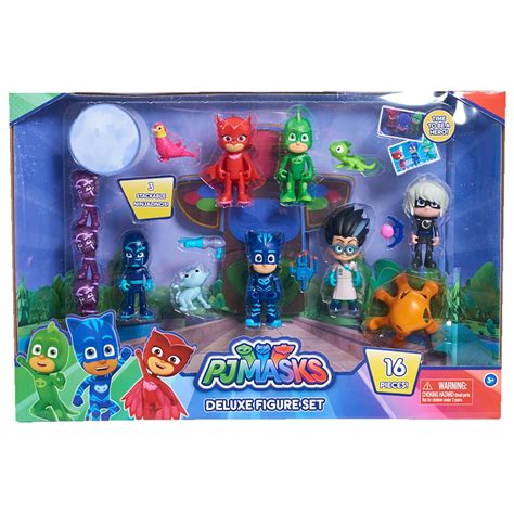 PJ Masks Deluxe 16-Piece Figure Set - Walmart.com