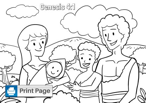 Cain And Abel Bible Coloring Pages Coloring Pages