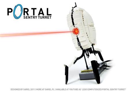 Workable LEGO Portal Sentry Turret | Gadgetsin