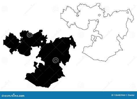 Oromia Region map vector stock vector. Illustration of isolated - 136483944