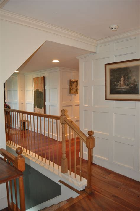 Upstairs hallway in the main house. | Maine house, Beach house interior ...