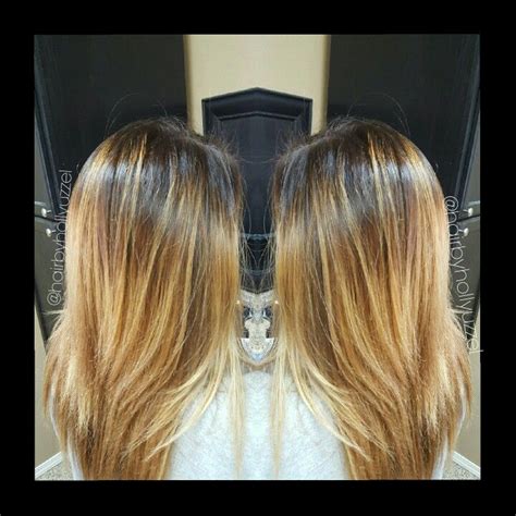 Milk chocolate caramel balayage mastered using chromosilk and blondor ...