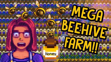 🐝NEW Special Flower Honey!🐝 - *MEGA BEEHIVE FARM!* - Stardew Valley ...