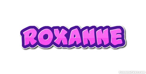 Roxanne Logo | Free Name Design Tool from Flaming Text