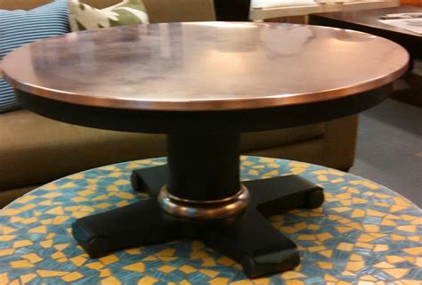 copper coffee table crate and barrel Download-Copper Top Oval Coffee Table 2-l | Coffee table ...