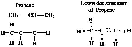 what is the electronic dot structure for C3H6 - Science - Carbon and ...