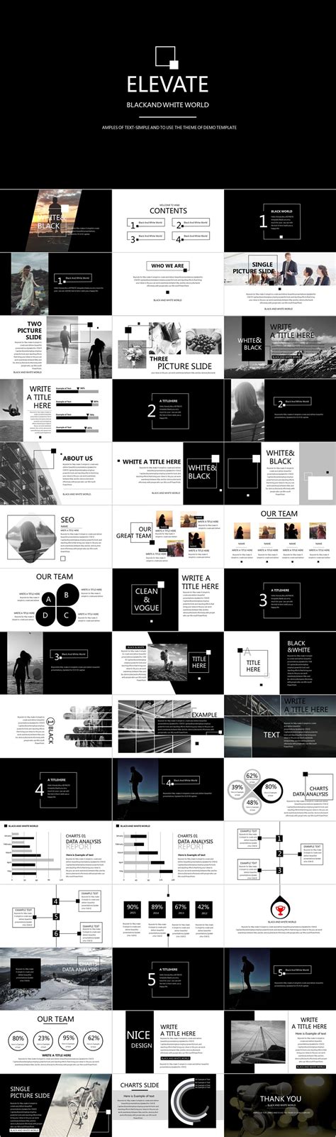 business report PowerPoint template on Behance#powerpoint #templates #presentation #animation # ...