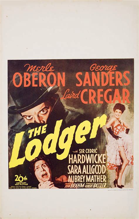 The Lodger 1943 U.S. Window Card Poster - Posteritati Movie Poster Gallery