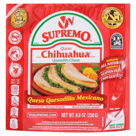 V&V Supremo Chihuahua® Queso Quesadilla Mexican Chunk Cheese, 8.8 oz - Kroger