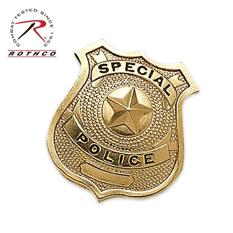 Gold Special Police Badge | BUDK.com - Knives & Swords At The Lowest Prices!